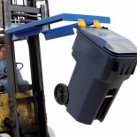 Trash Can Fork Truck Attachment